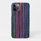 Glitz en Glam Sparkly Stripes Case-Mate iPhone Case (Achterkant)