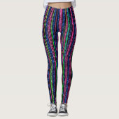 Glitz en Glam Sparkly Stripes Leggings (Voorkant)