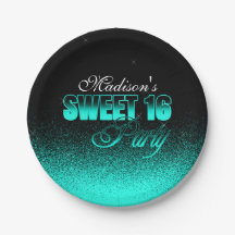 Glitz en Glamoureus Black en Aqua Sweet 16