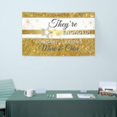 Glitz!! Felicitaties Verlovingsbanner Spandoek (Beurs)