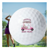 Glitz Fun Best Mam Roos Gold Diamond Cart Golfballen