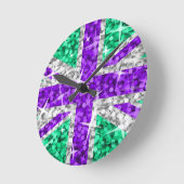 Glitz GB Paarse klok rond (Hoek)