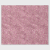 Glitz Girly Gold Gold Pink Leopard Print Glitz   Cadeaupapier (Vlak)