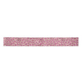 Glitz Girly Gold Gold Pink Leopard Print Glitz     Satijnen Lint (Voorkant)