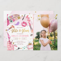 Glitz Glam Glamor Party Spa Girl Makeup Birthday