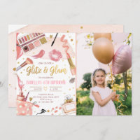 Glitz Glam Glamor Party Spa Girl Makeup Birthday