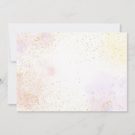 Glitz Glam Glamour Spa Party Make-up Verjaardagsfo Kaart (Achterkant)