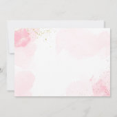 Glitz Glam Glamour Spa Party Roze make-up Verjaard Kaart (Achterkant)