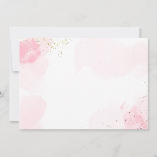 Glitz Glam Glamour Spa Party Roze make-up Verjaard Kaart (Achterkant)