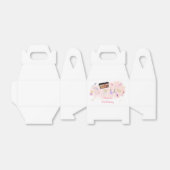 Glitz & Glam Pink Gold Spa Birthday Bedankdoosjes (Uitgevouwen)