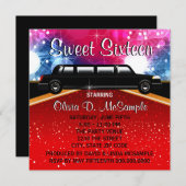 Glitz Glamour Red Carpet Film Star Uitnodigingen (Voorkant / Achterkant)