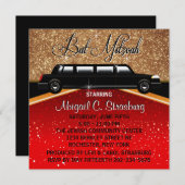 Glitz Glamour Red Carpet Film Star Uitnodigingen (Voorkant / Achterkant)