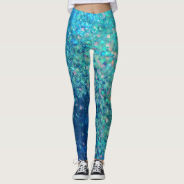 Glitz Glitter Print Leggings! Wees een soort van s Leggings