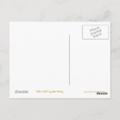 Glitz "Gold" dollar "$" briefkaart (Achterkant)