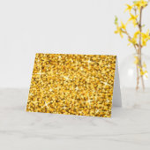 Glitz "Gold"-kaart Kaart (Gele Bloem)