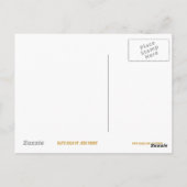 Glitz 'Gold' 'LOL!' briefkaart (Achterkant)