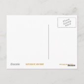 Glitz 'Gold' 'OMG!' briefkaart (Achterkant)