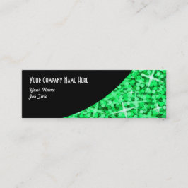 Glitz Green Black Curve visitekaartje skinny