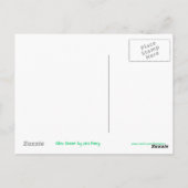 Glitz Green dollar '$' briefkaart (Achterkant)