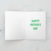 Glitz Green 'VIP DAD' 'Vaderdag' kaart (Binnen)