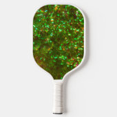 Glitz groene glamour glitter pickleball paddles! paddle (Achterkant)