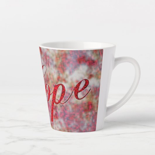 Glitz in Peppermint Latte Mok (Rechts)