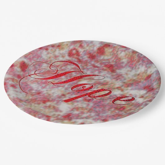 Glitz in Peppermint Paper-Bord Papieren Bordje (Gekanteld)