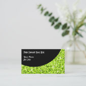 Glitz Limoen Black Curve-visitekaartje Visitekaartje (Staand voorkant)