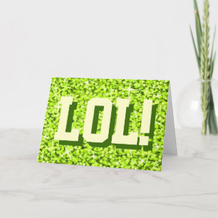 Glitz Limoen "LOL!" "Happy Birthday"-kaart Kaart