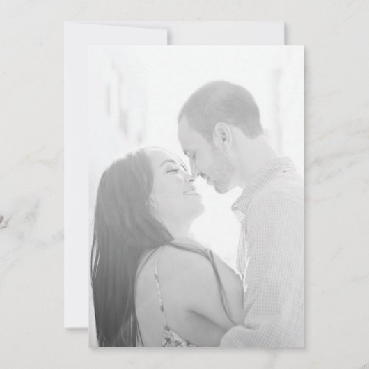 Glitz nep glinsterende Save The Date-aankondigings Save The Date (Achterkant)