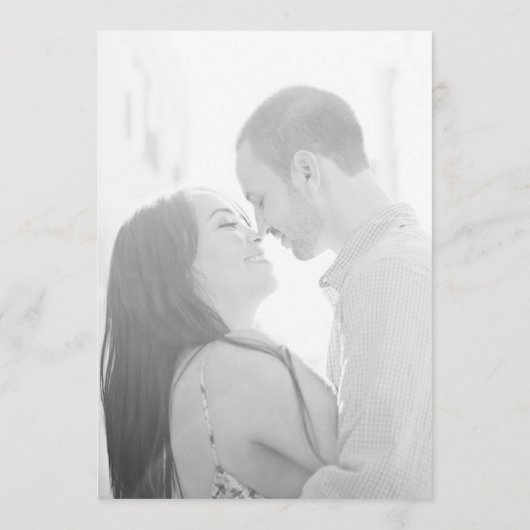 Glitz nep glinsterende Save The Date-aankondigings Save The Date (Achterkant)