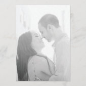 Glitz Nep Glitter Save The Date Aankondigingskaart (Achterkant)