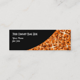 Glitz Oranje Black Curve visitekaartje skinny