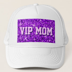 Glitz Paarse vrachtwagenchauffeur 'VIP MOM' Trucker Pet