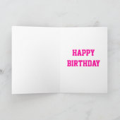 Glitz Pink 'VIP MOM' 'Happy Birthday' kaart (Binnen)