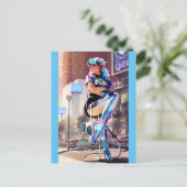 Glitz, Qitz en Glamour Ken Gage Art Briefkaart (Staand voorkant)