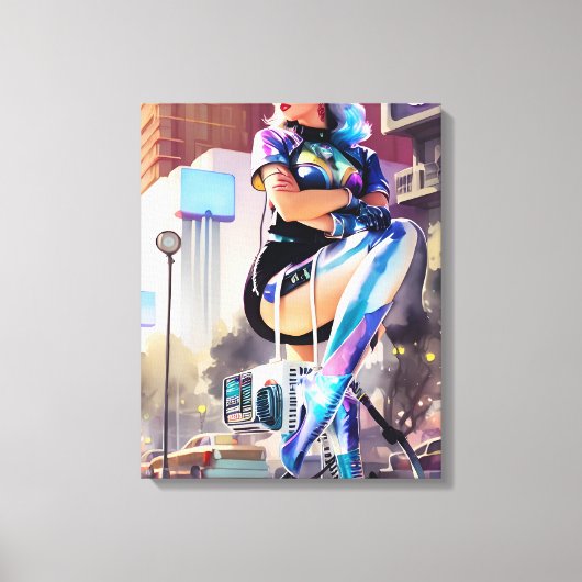 Glitz, Qitz en Glamour Ken Gage Art Canvas Afdruk (Voorkant)
