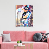 Glitz, Qitz en Glamour Ken Gage Art Canvas Afdruk (Insitu (Woonkamer))
