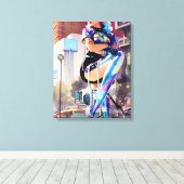 Glitz, Qitz en Glamour Ken Gage Art Canvas Afdruk (Insitu (Houten vloer))