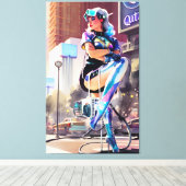 Glitz, Qitz en Glamour Ken Gage Art Canvas Afdruk (Insitu (Houten vloer))