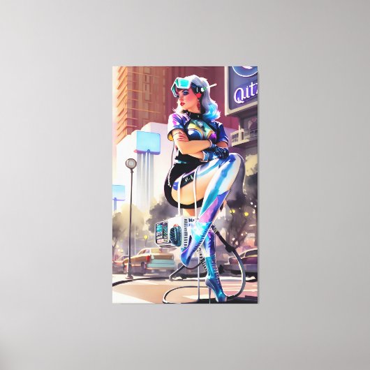 Glitz, Qitz en Glamour Ken Gage Art Canvas Afdruk (Voorkant)