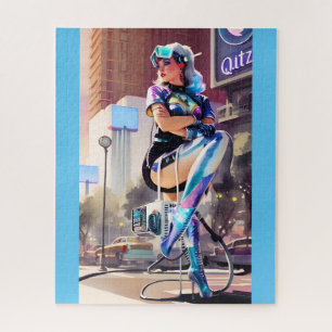 Glitz, Qitz en Glamour Ken Gage Art Legpuzzel