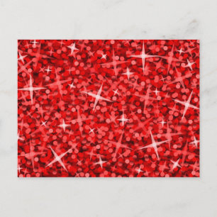 Glitz Red briefkaart