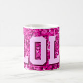Glitz Roze print mok "LOL!" (Center)