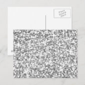Glitz "Silver" briefkaart (Voorkant / Achterkant)