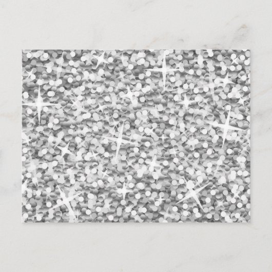 Glitz "Silver" briefkaart (Voorkant)