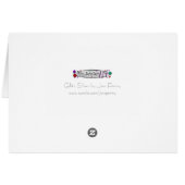 Glitz "Silver"-kaart "Silver Wedding" (Achterkant Horizontaal)
