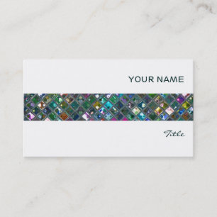 Glitz Tiles Multicolored 2 tegelband wit Visitekaartje