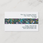 Glitz Tiles Multicolored 2 tegelband wit Visitekaartje (Achterkant)