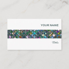 Glitz Tiles Multicolored 2 tegelband wit Visitekaartje